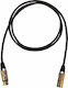 Bespeco Cable XLR female - XLR female Μαύρο 20m (IROMB2000)