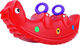 Big Plastic Rocking Toy Lizard for 12+ months with Max Load Capacity 50kg Red