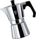 Pezzetti Luxexpress Stovetop Espresso Pot for 6Cups Silver