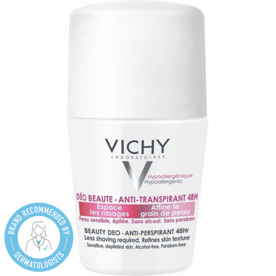 Vichy για Ευαίσθητες ή Αποτριχωμένες Επιδερμίδες Αποσμητικό 48h σε Roll-On 50ml