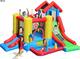 Happy Hop Saltea Gonflabilă Play House Cu Tobogan Gonflabil Și Tobogan Pentru 5-10 Ani