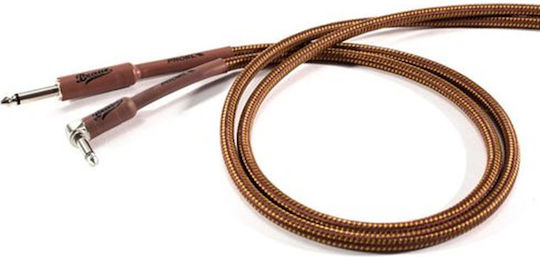 Proel Instrument Cable 6.3mm male - 6.3mm male 3m (BRV120LU3BY)