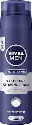 Nivea Men Protect & Care Αφρός Ξυρίσματος με Αλόη 200ml