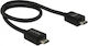 DeLock Regular USB 2.0 to micro USB Cable Μαύρο 0.3m (83570)