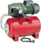 DAB JET 132 M Single Stage Single Phase Water Pressure Pump with Horizontal 50 Litre Container 1.36hp