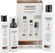 Nioxin Kit 4 For Fine Hair Haarpflegeset gegen Haarausfall mit Shampoo 3Stück