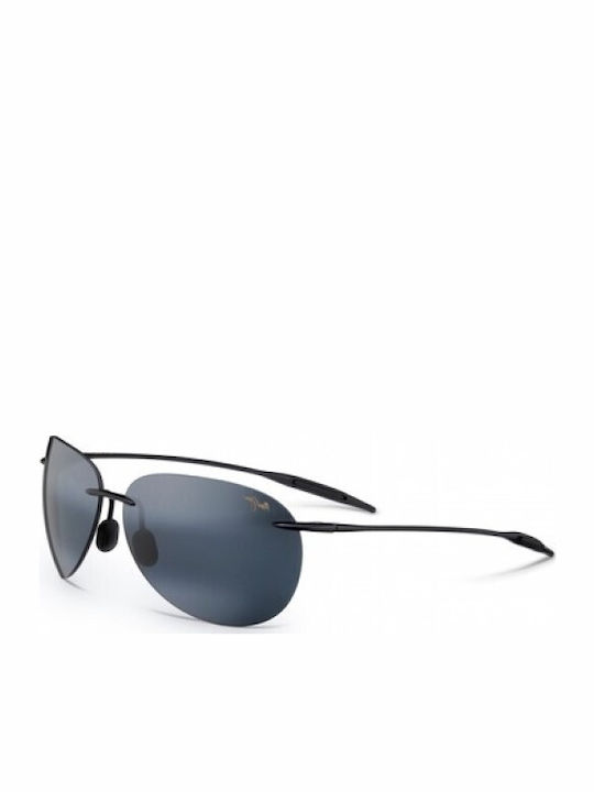 Maui Jim Sunglasses Μαύρα with Acetate Frame & Black Lens Maui Jim Sunglasses Μαύρα with Acetate Frame & Black Lens