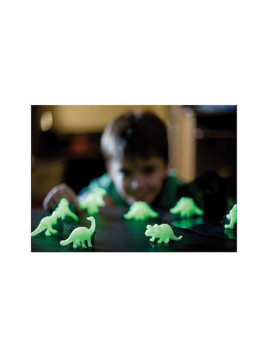 4M Детска стикерна за стена Стена Фосфоресциращи 3D Dinosaurs 8бр