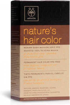 Apivita Nature's Hair Color Set kein Ammoniak 8.17 Blonde Light Chantre Beige 50ml