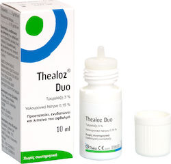 Thea Pharma Hellas Thealoz Duo Οφθαλμικές Σταγόνες με Υαλουρονικό Οξύ για Ξηροφθαλμία 10ml