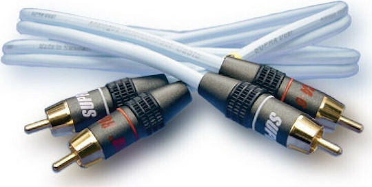 Supra RCA-Kabel Männlich - RCA Männlich 2m Dual2