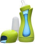 Iiamo Plastikflasche Go Gegen Koliken mit Silikonsauger für 0+, 0+ m, Monate Green Grün-Blau 180ml