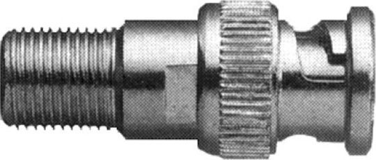 Engel Convertor BNC Masculin în Conector F Feminin Argintiu 1 Bucată VR7509