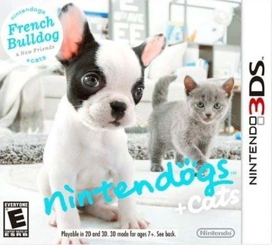Nintendogs + Cats French Bulldog & New Friends 3DS Game