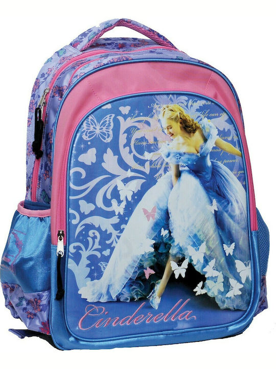 Gim Cinderella Live Action Schulranzen Rucksack Grundschule, Grundschule in Blau Farbe