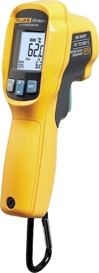 Fluke 62 Max+ Инфрачервен термометър за температури от -30°C до 650°C със съотношение на разстоянието 12:1