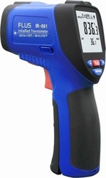 Flus IR-861 Infrarot- und Laserthermometer für Temperaturen von -50°C bis 1150°C mit Entfernungsverhältnis 50:1