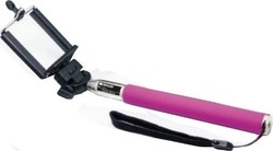 Braun Phototechnik Fun Wireless Selfie Stick with Bluetooth Pink