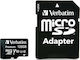 Verbatim Premium microSDXC 128GB Klasse 10 U1 UHS-I mit Adapter