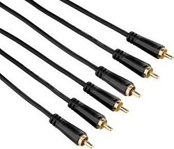 HAMA Cable Component male - Component male 1.5m (00123306)