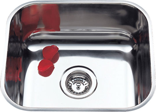 Geman 212A Undermount Inox Μ41.5xΠ36.5cm Silver Geman 212A Undermount Inox Μ41.5xΠ36.5cm Silver