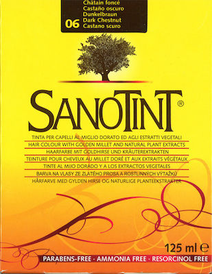 Sanotint Classic Set Hair Dye no Ammonia 06 Dark Chestnut 125ml