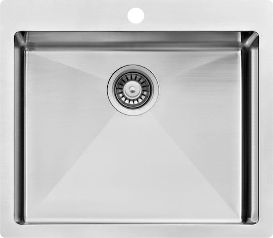 Macart Legent 60 Drop-In Inox Μ60xΠ51cm Silber Macart Legent 60 Drop-In Inox Μ60xΠ51cm Silber