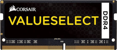 Corsair Value Select 4GB DDR4 RAM με Ταχύτητα 2133 για Laptop