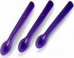 Reer Baby Set with Spoons with Temperature Indicator made of Plastic Purple 3pcs