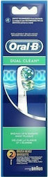 Oral-B Dual Clean Ανταλλακτικές Κεφαλές για Ηλεκτρική Οδοντόβουρτσα 2τμχ