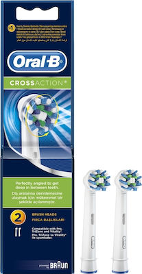 Oral-B Cross Action Electric Toothbrush Replacement Heads 2pcs