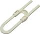 Olympia Cabinet & Drawer Lock made of Plastic in White Color 21x6.3cm 1pcs