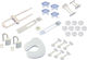 Olympia Set with Screws, βιδωτό, βιδωτο made of Plastic in White Color 28pcs