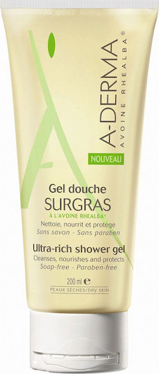 A-Derma Ultra Rich Αφρόλουτρο σε Gel με Νιασιναμίδη Καταπραϋντικό 200ml