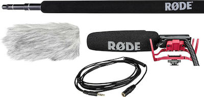 Rode Shotgun / Πυκνωτικό Μικρόφωνο 3.5mm VideoMic Essential Pack Bundle Τοποθέτηση Shock Mounted/Clip On για Κάμερα