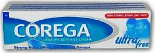 Corega Ultra Free Στερεωτική Κρέμα 40gr