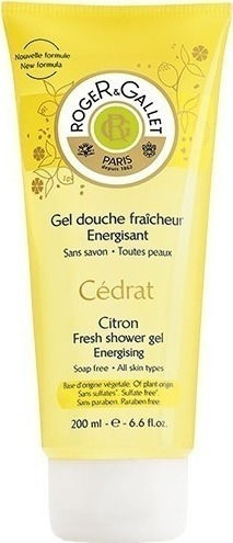 Roger & Gallet Cedrat Energising Bubble Bath Gel with Shea Butter and Citrus Scent 200ml