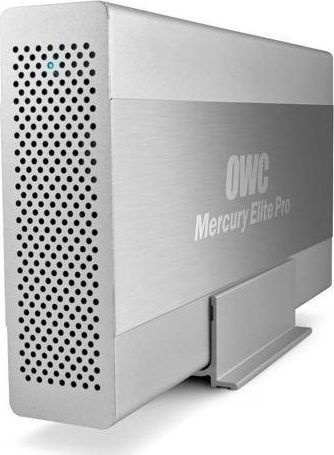 OWC Mercury Elite Pro Case for Hard Drive 3.5" SATA III with Connection FireWire / USB 3.0 / eSATA Silver OWCME3QHKIT0GB