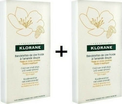 Klorane Facial Hair Removal Wax For Sensitive Skin Sweet Almond 12pcs