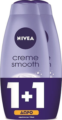 Nivea Creme Smooth Baie cremoasă (2x750ml) 1500ml