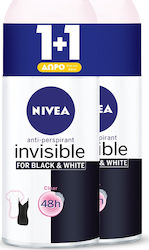 Nivea Invisible For Black & White Clear Anti-perspirant Αποσμητικό 48h σε Roll-On 50ml Nivea Invisible For Black & White Clear Anti-perspirant Αποσμητικό 48h σε Roll-On 50ml