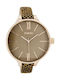 Oozoo Watch with Brown Leather Strap C7543