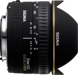 Sigma Camera Lens 15mm F2.8 EX DG Diagonal Fisheye (Sony A-Mount) Fisheye / Macro for Sony A Mount