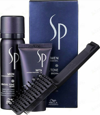 Wella SP Men Gradual Tone Σετ Βαφή Μαλλιών για Άνδρες Καστανό 60gr