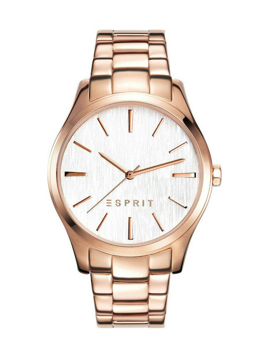 Esprit Watch with Pink Gold Metal Bracelet ES108132006