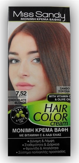 Miss Sandy Hair Dye Cream 7/52 Blonde Chocolate 60ml