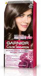 Garnier Color Sensation Σετ Βαφή Μαλλιών 3.0 Καστανό Σκούρο 40ml