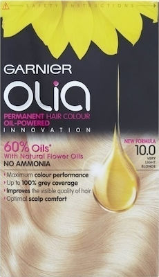 Garnier Olia Set Vopsea de Păr Blond fără amoniac 10 Texas 60gr