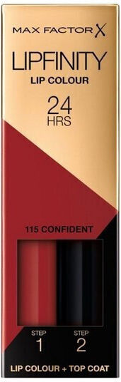 Max Factor Lipfinity Lip Colour Long Lasting Liquid Lipstick Sheer 108 Frivolous 4.2gr