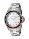 Michael Kors Lexington Ανδρικό Ρολόι 45mm Μπαταρίας με Ασημί Μεταλλικό Μπρασελέ